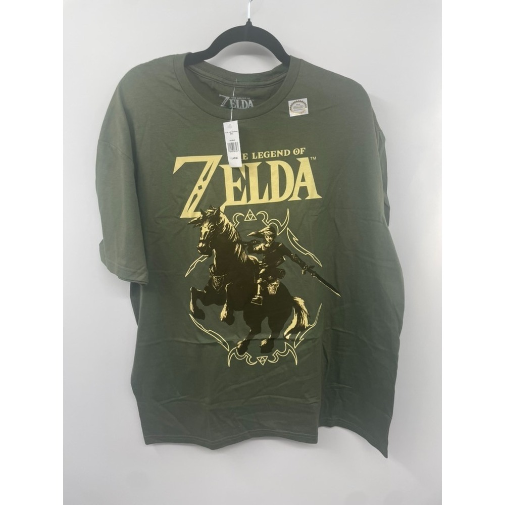 Hybrid Apparel The Legend of Zelda T-Shirt Mens XL Green Graphic 100% Cotton NWT